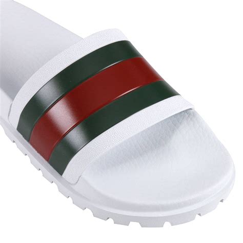 zapatos gucci para hombre blanco|sandalias gucci hombre.